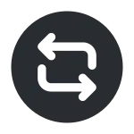 Repeat Circle SVG Icon